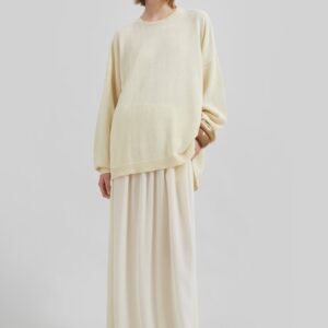 Basel Crew Neck Sweater - Pale Yellow