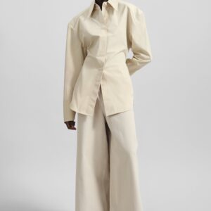 Bec Padded Shirt - Beige