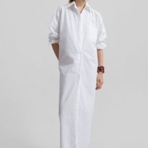 Helena Shirt Dress - White