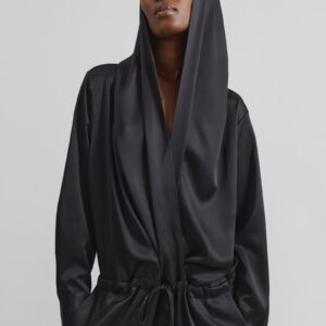 Jesmond Hooded Jumpsuit - Black