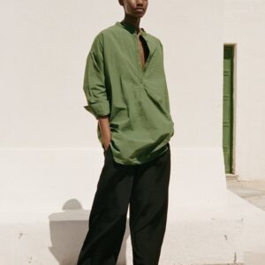 Matteau Popover Mini Shirt Dress - Cactus