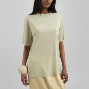 Selvan Sheer T-Shirt - Cement