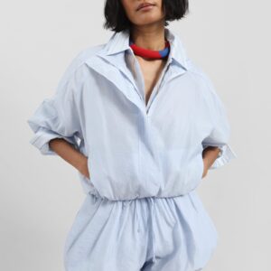 Vaila Sheer Jacket - Sky Blue