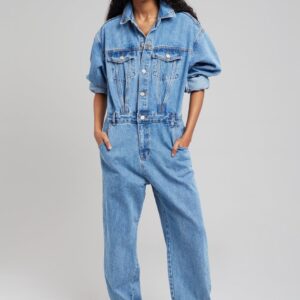 Jas Denim Jumpsuit - Dark Indigo