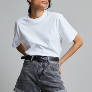 Lilou Simple Tee - Optic White